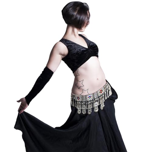 Duel On Jewel Afghan Kuchi Tribal Womens Coins Waist Hip Belt Halime Ertuğrul Kayi Turkman - Belly Dancing Navratri3