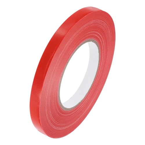 Image of MECCANIXITY Colorful Craft Gaffers Tape Rolls Red 1 /2 inch X 60 Yards Matte Gaffers DIY Photo Albums for Gifts Decoration Backdrop Cables Floor Taping 1 Pcs