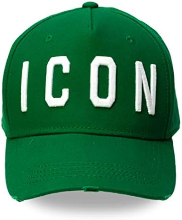 DSQUARED2 D2 - Berretto da baseball originale ICON, colore: Verde :  Amazon.it: Abbigliamento