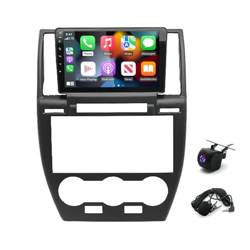 Slakerbe Android 13 Car Stereo, 9 Inche Touch Screen Radio 2+32G Carplay Android Auto Radio WiFi Navigation Backup Camera MIC fit for Land Rover Freelander 2 LR2 2007-2012
