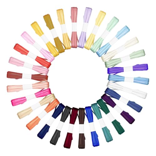 Amazon.co.jp: LKCCTK 3mmリボン 両面サテンリボン 極小