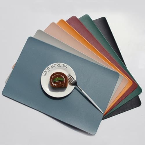 Set de table rectangulaire lavable antidérapant thermorésistant lot 4 - 5