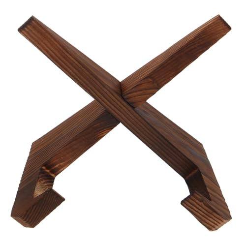 Cabilock Wooden Book Stand Display Holder Multi-Functional Desktop Reading Rack for Cookbooks Magazines and Albums and Stylish Home Organizer