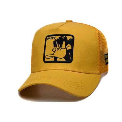 Daffys - Gorra de béisbol de anime, gorra ajustable plana estilo hip-hop, Multicolor, Talla única