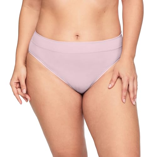 Warners Women'sNo Pinching, No Problem Dig-Free High Waist Hi-Cut WRW253HC11, Nirvana, Small