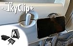 The SkyClip + Phone and Tablet Stand for Airplane Travel, Home and Office - In-flight Phone Holder Compatible with iPhone, Android, Kindle and Tablets - Accessory