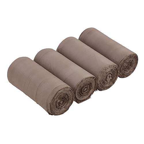 Minekkyes 5L Bolsa Compostable, Bolsas Basura PequeñAs, MarróN, 4 Rollos