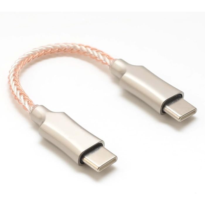 OTGケーブル typec 特注品 リケーブル USBDAC ビンテージ 有線 Amazon | ICONSHOP USB Type-C to Type-C ケーブル 12cm オーディオ用