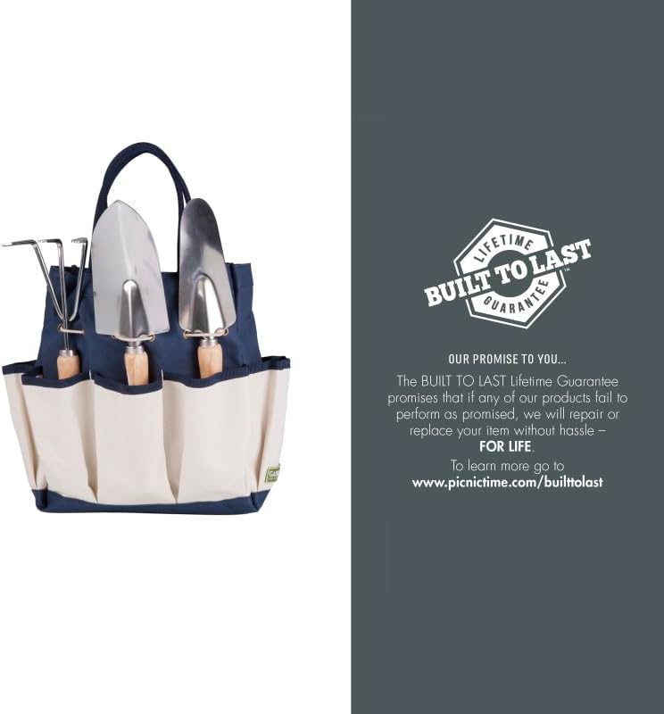 Miniatura 7 de PICNIC TIME Disney Mickey Mouse y Minnie Mouse - Bolsa de jardín con juego de herramientas, bolsa organizadora de herramientas de jardín, regalos de