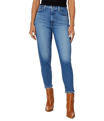 Levi's Women's High Waisted Mom Jeans, (New) Medium Indigo Worn in, 28