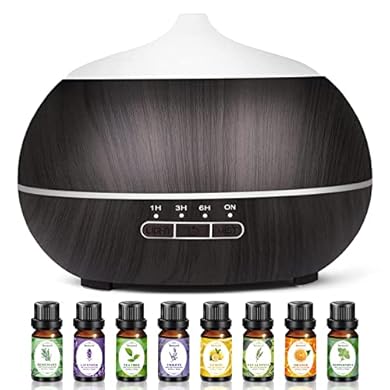 8 pezzi Set di oli essenziali natalizi, set regalo di diffusori di