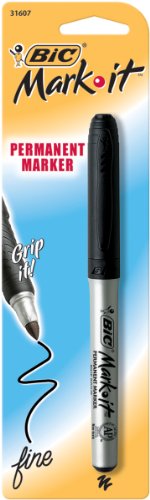 BIC Mark-It Permanent Marker belle punto 1/Pkg-nero