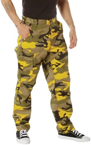 Rothco Tactical BDU Pants – Rugged Cargo Outdoor Hiking EDC Work Uniform, Stinge