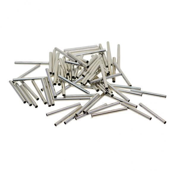 SNAPPSY 7x50x 20x2mm Smooth Long Straight Tube Noodle Bead Jewelry Making White Gold-image-27