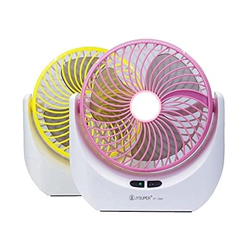 Image of 4000mAh High Speed ๐๐๐๐ก๐๐ซ๐ ๐๐๐๐ฅ๐ Table Fan for Home, ๐๐ฌ๐๐ข๐ฅ๐ฅ๐๐ญ๐ข๐ง๐ ๐๐๐ง with ๐๐๐ ๐๐ข๐ ๐ก๐ญ | ๐๐๐ ๐๐๐ซ๐ฌ๐จ๐ง๐๐ฅ Fan, ๐ ๐๐ฉ๐๐๐ (F0 - Light Green)