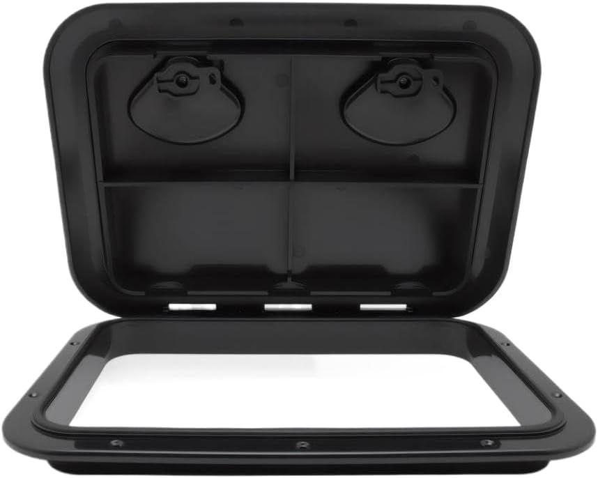 Marine Deck Hatch Lid Anti Square Marine Deck Plate Yacht RV Boat Accessories Compatible with