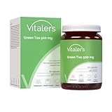 Vitaler’s Grüner Tee 500 mg – 60 Kapseln, 2 Monate Versorgung, Vegan, Ohne Konservierungsstoffe, Reine Zusammensetzung
