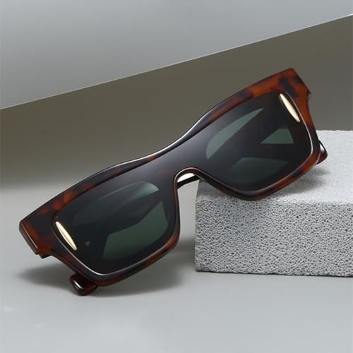 Lunettes de soleil rétro tendance aux finitions rivets de qualité supérieure - 2