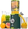 LINKChef Estrattore Frutta e Verdura, 200W Centrifuga Frutta e Verdura, 1.2L Estrattore di Succo a Freddo di Riempimento da 115 mm, Facile da Pulire, BPA Free, Verde