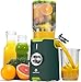 LINKChef Estrattore Frutta e Verdura, 200W Centrifuga Frutta e Verdura, 1.2L Estrattore di Succo a Freddo di Riempimento da 115 mm, Facile da Pulire, BPA Free, Verde