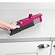 Kleeneze KL076113EU7 2-in-1-Besen- abnehmbarer Schaumstoffbarriere, Hartböden, 130cm-Griff, Reinigungsbürste mit superweichen Borsten, schmaler Kopf, Sammeln von Staub/Tierfell, optimal für Allergiker