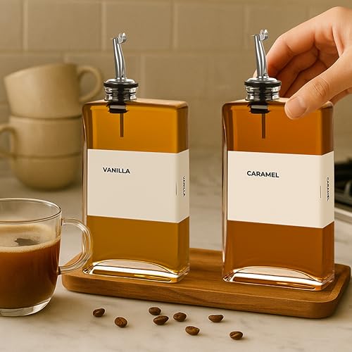 54% Off Olive Oil Dispenser Bottle Set with 44 Labels