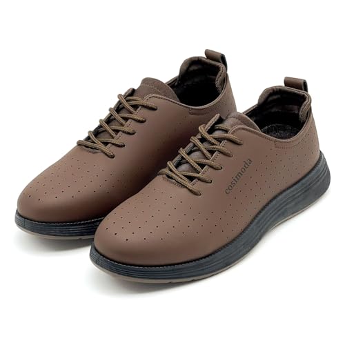 Men's Dress Shoes Patent Leather Tuxedo Shiny Glossy Wide Width Sneakers Casual Business Tennis Black Burgundy