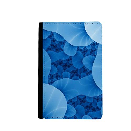 Étui portefeuille de voyage multicolore pour passeport 3.7x5.8 pouces motif microcosme