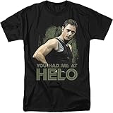 "You Had Me at HELO" - Battlestar Galactica Adult T-Shirt, XX-Large