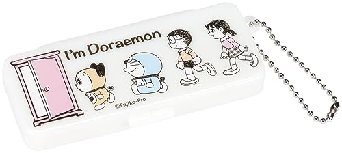 Skater ZBMLC1-A Bandage Case, Medicine Case, Cotton Swab, Accessories, Trinket Holder, Travel, Chain Included, I'm Doraemon Sanrio