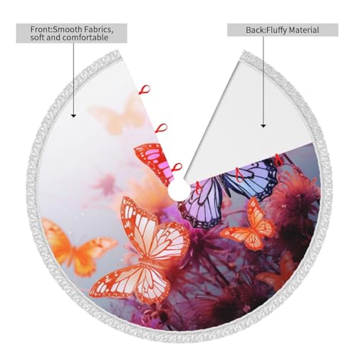 Jupe de sapin de Noël à pompons pour célébrer la magie des fêtes - 3
