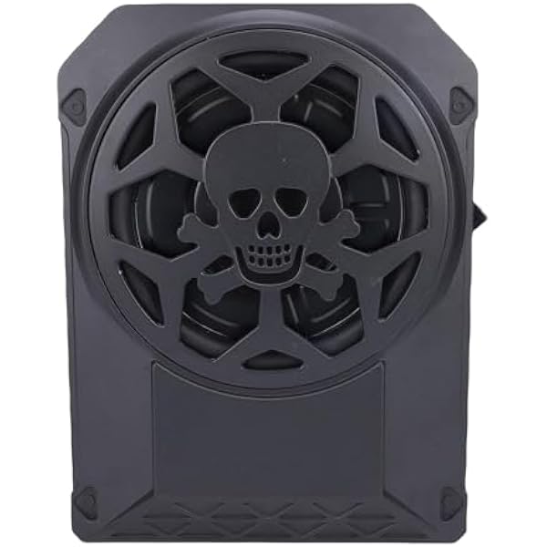 KIMISS 10-calowy Aktywny Subwoofer Samochodowy LED o Mocy 800 W, Wzmocniony i Sterowany Smartfonem, Zasilany Pod Siedzeniem
