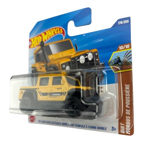 Hot Wheels Land Rover Defender Double Cab 1:64 miniatura 2