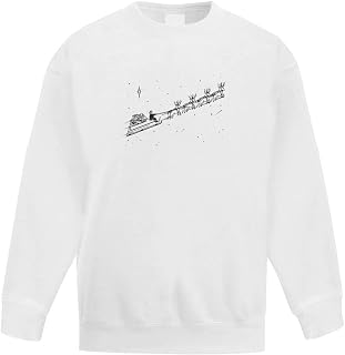Azeeda 'Santa's Sleigh' Kid's Sweatshirt/Jumper (14-15 Years) (KW00005862)