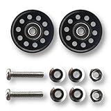 TAGATORON（タガトロン）13mm軽量アルミローラーセット (1. ブラック)