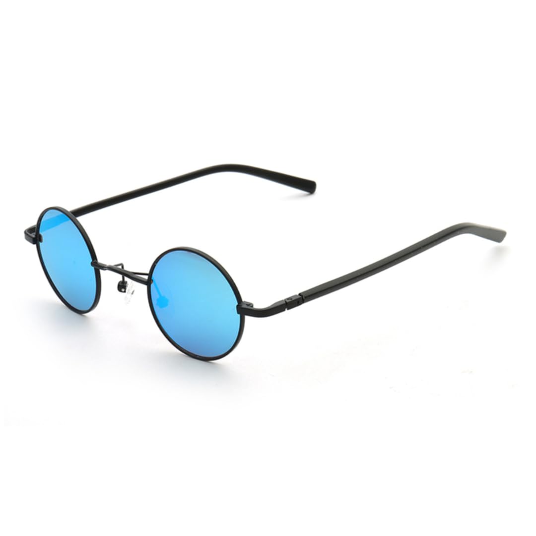 Lunettes de soleil tendance en métal, mini, flexibles, polarisées, montures vintage UV400, roses