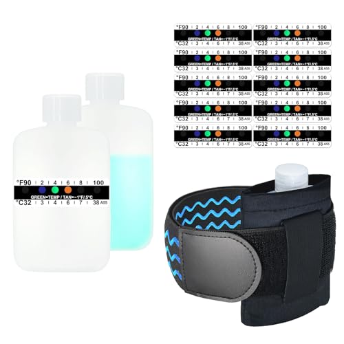 Urine Test Complete Kit - Smaller 3oz Translucent Empty Bottle, Non-Falling and Hi-Stretch Hidden Leg Strap, Urine Test Temperature Strips and Velour Lining Sample Bag, Urine Test Practice Kit at Home