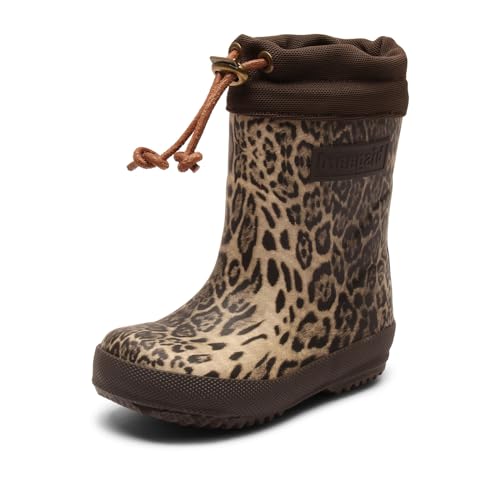 Bisgaard Unisex Baby Thermo Gummistiefel, Leopard, 25 EU
