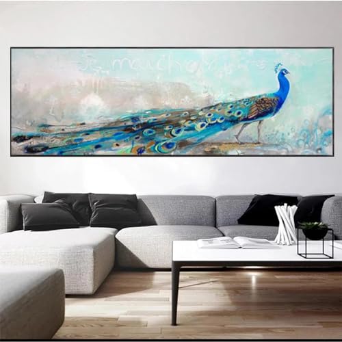 Peinture murale d'art de chevet moderne pour habiller un grand mur