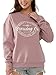 Giftifymama Nursing Sweatshirt for Breastfeeding Fleece Maternity Nursing Top with Zippers Long Sleeve Postpartum Pullover Rose Violet L