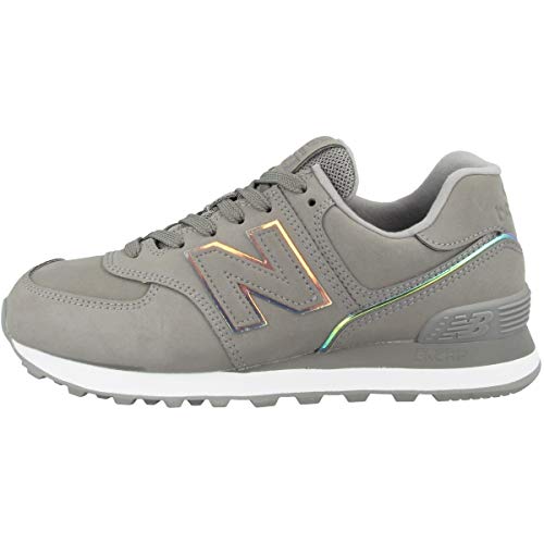 Image of New Balance Kids 574 New-b V2 Familiar Ground Hook and Loop Sneaker