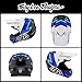 Troy Lee Designs GP Helmet for Motocross MX, Light Weight 16 Vents, Volt Blue, MD, SKU 103603003