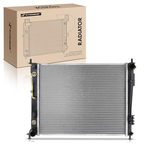 A-Premium Engine Coolant Radiator Assembly with Transmission Oil Cooler Compatible with Kia Soul 2010-2011 L4 1.6L, Automatic Transmission, Replace# 253102K000, 253102K050 by A-premium - Used condition - CA$60.52