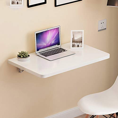 Table pliante murale en bois blanc d'une capacité de 60 kg