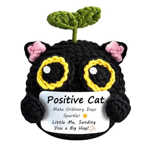 FANIZOL Positive Crochet Cat
