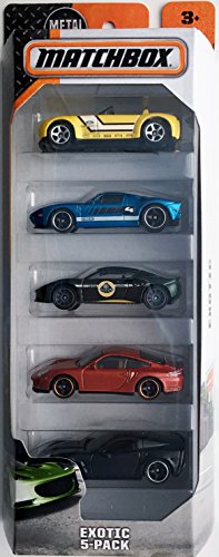 Matchbox 2016 Exotic 5-Pack