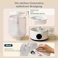 Levoit Smart Luftbefeuchter Schlafzimmer, 4,2 L Top-Fill, Reinweiß – Ansicht 6