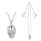 FRDERN Anti-Lost Straps for AirPods,Slide Adjustable Skull Necklace for Airpods Pro/3/2/1 (1)