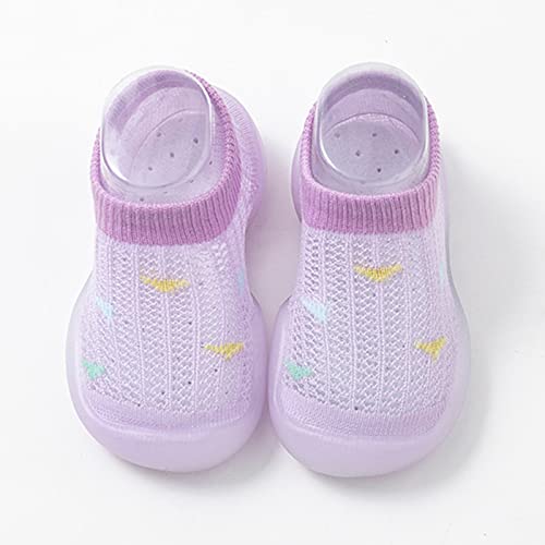 Toddler Girl Shoes,Baby Sock Shoes Infant Boys Girls Summer Breathable Mesh Non Slip First Walkers Shoes 0-3 Years3