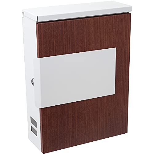 カバポスト(Cabapost) ポスト郵便受け 回覧板 レターパック対応 磁石閉らくらく 鍵付き 壁掛け 郵便受け 右開き